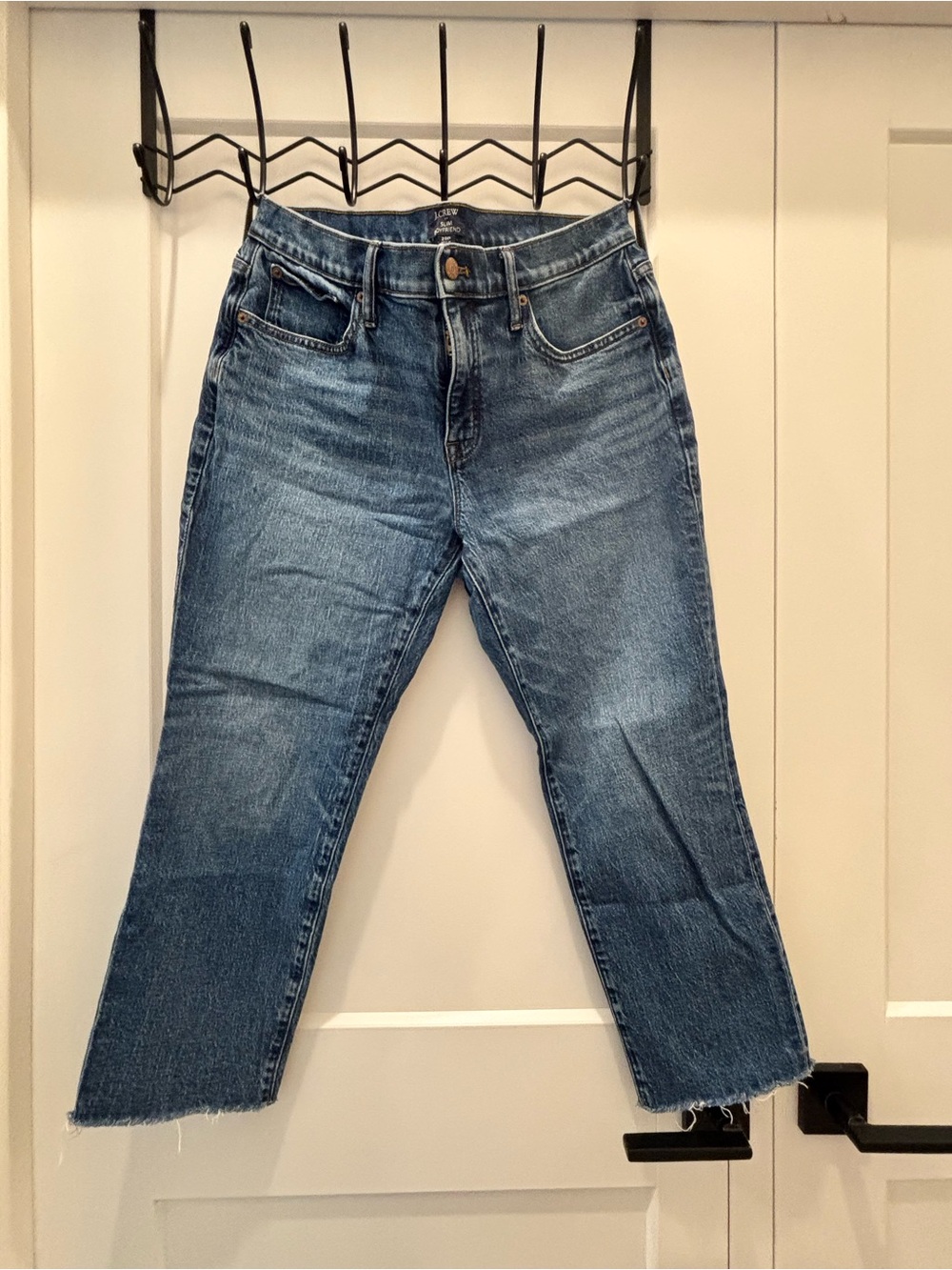 J. Crew Slim Boyfriend Jeans in Medium Blue Wash